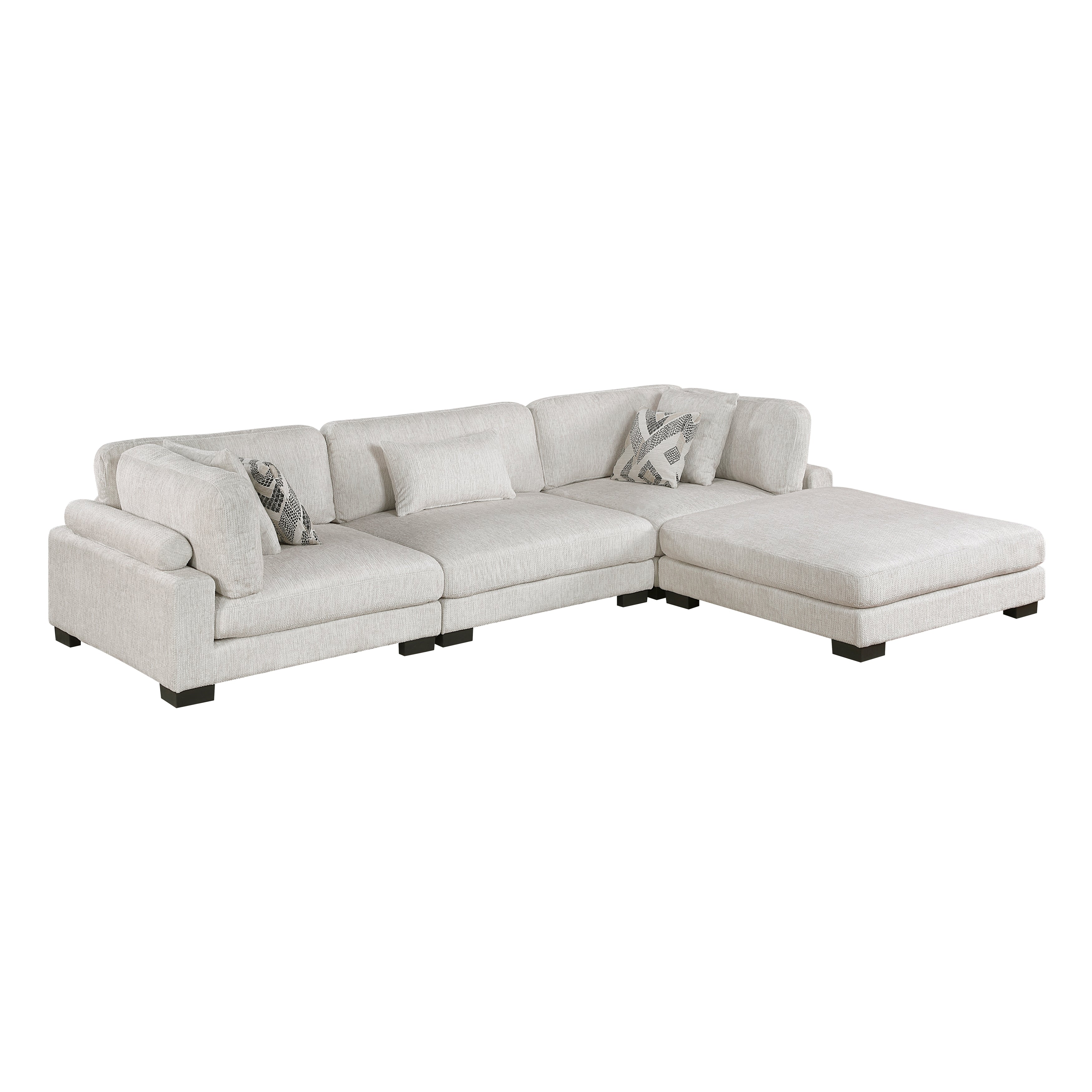 Tinley Beige Modular Sectional Collection, 45" W