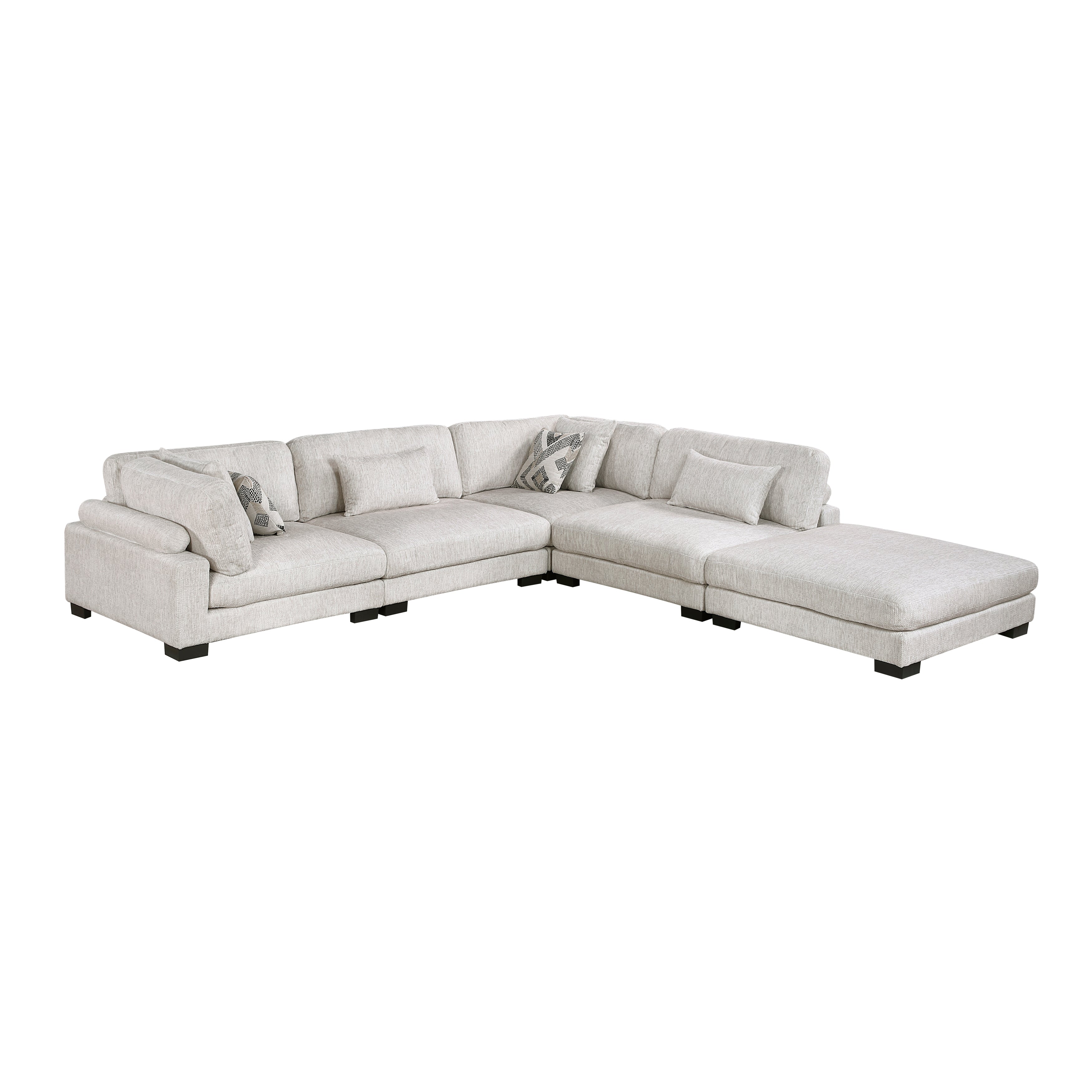 Tinley Beige Modular Sectional Collection, 45" W