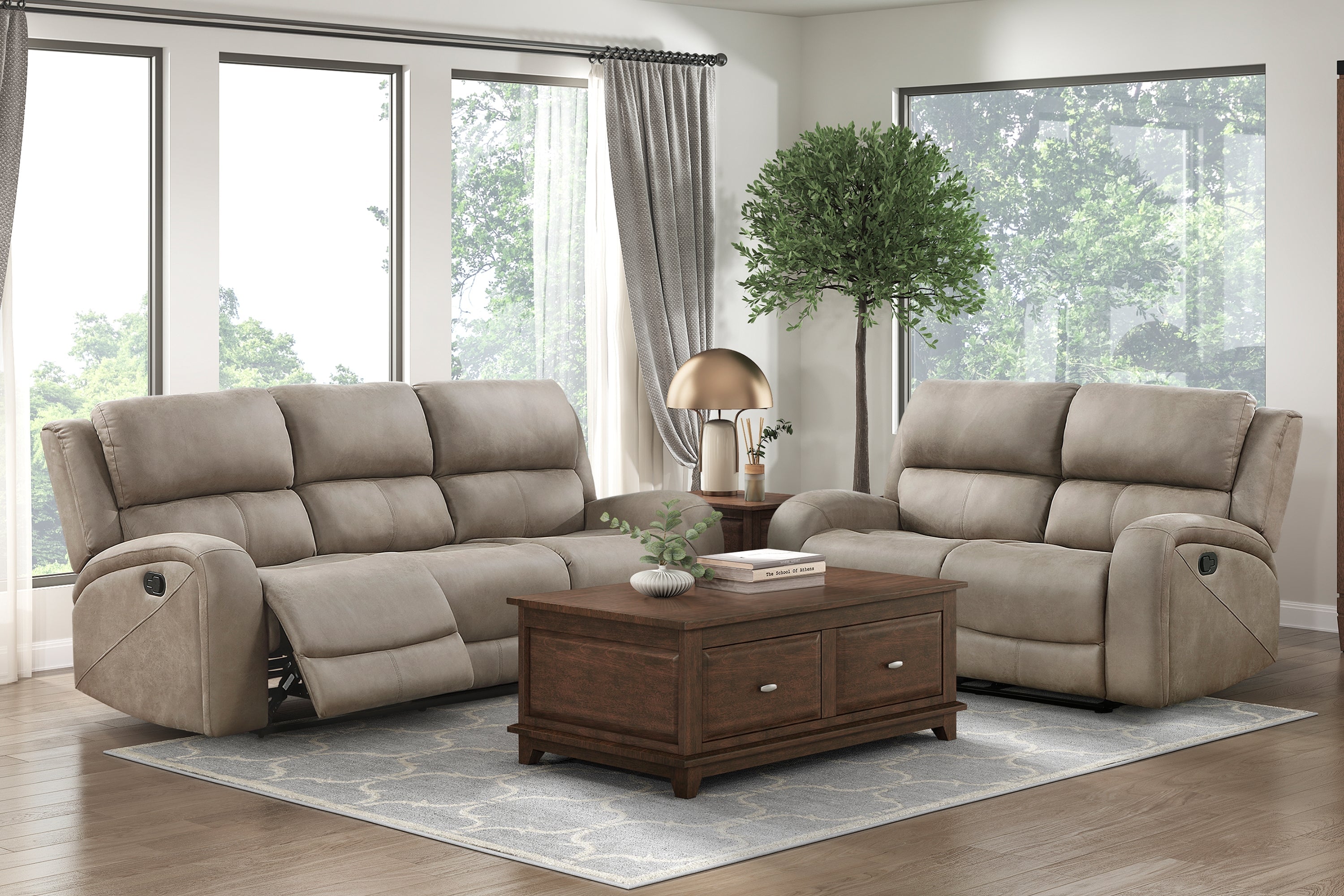 Pagosa Reclining Living Room Collection, 84.5" W