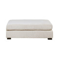 Warwick Beige Ottoman, 56" W