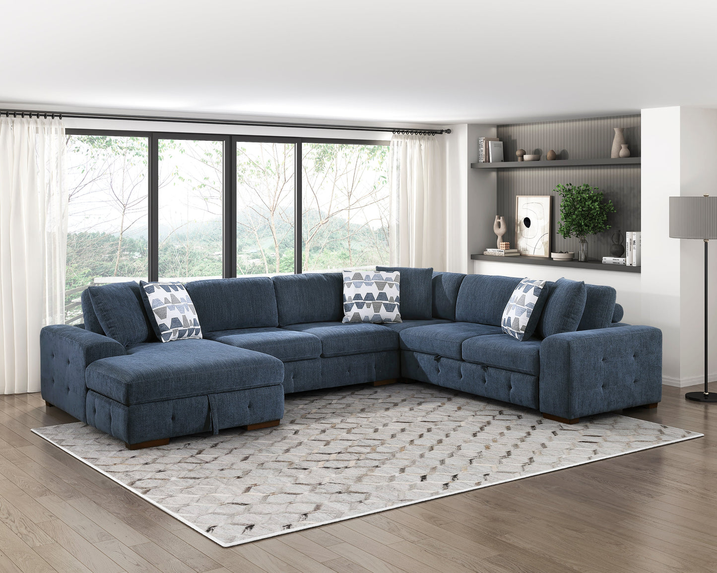 Raife 4 Pc. Sleeper Sectional Collection
