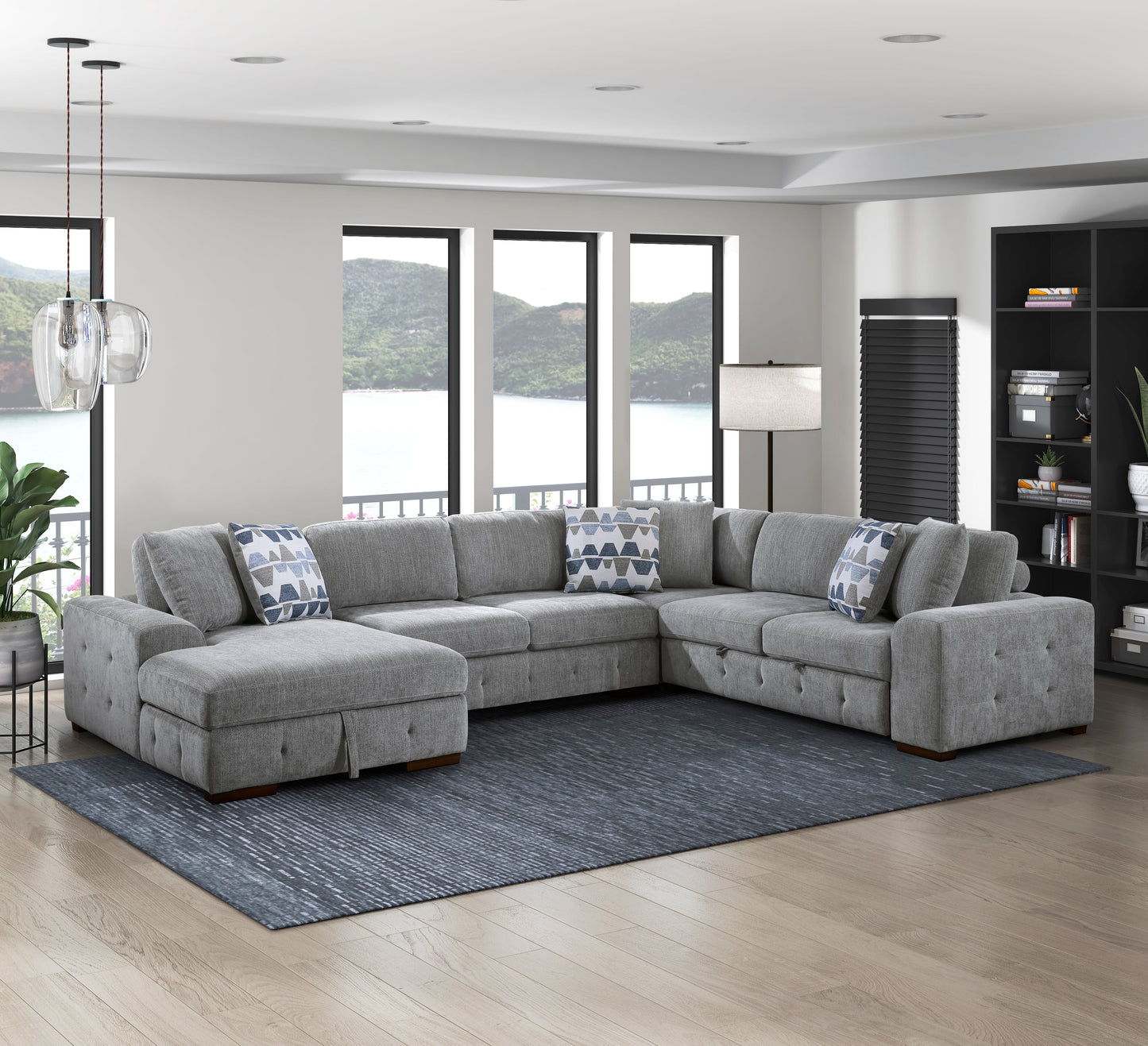 Raife 4 Pc. Sleeper Sectional Collection