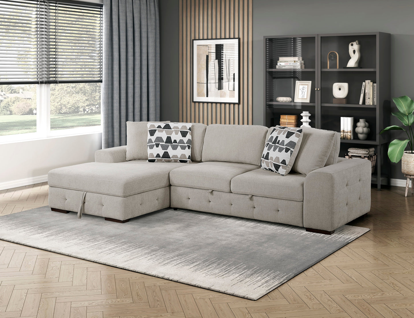 Raife 2 Pc. Sleeper Sectional Collection