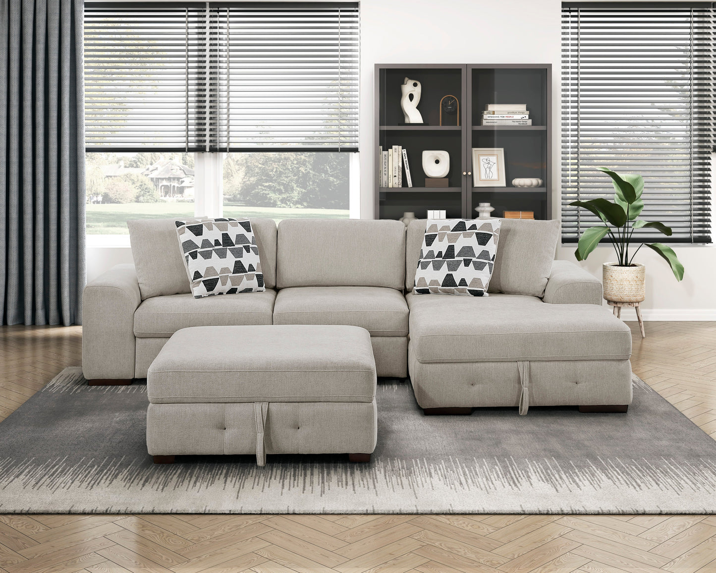 Raife 2 Pc. Sleeper Sectional Collection