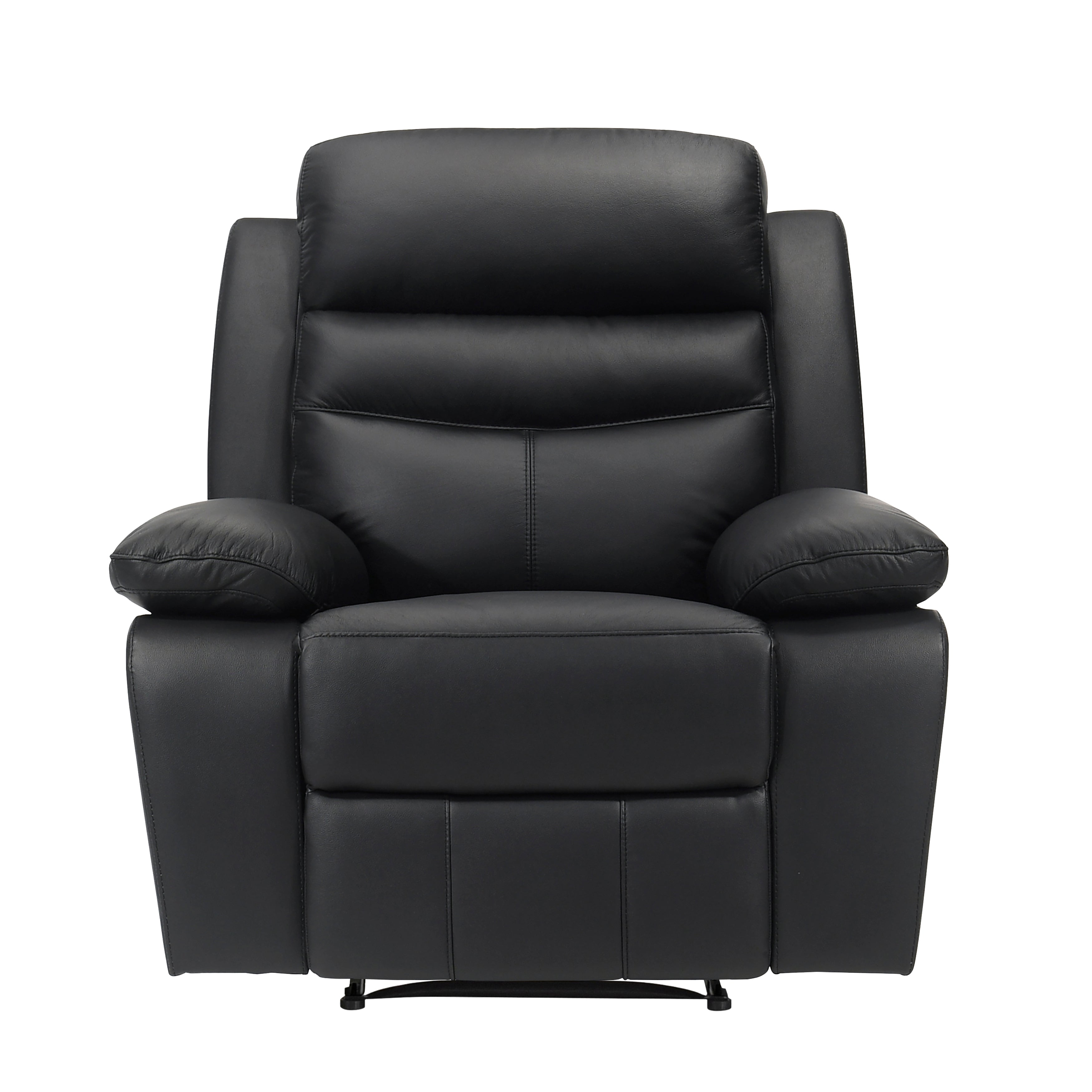 Hancock Manual Reclining Leather Living Room Collection, 86.5" W