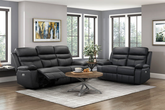 Hancock Power Reclining Leather Living Room Collection