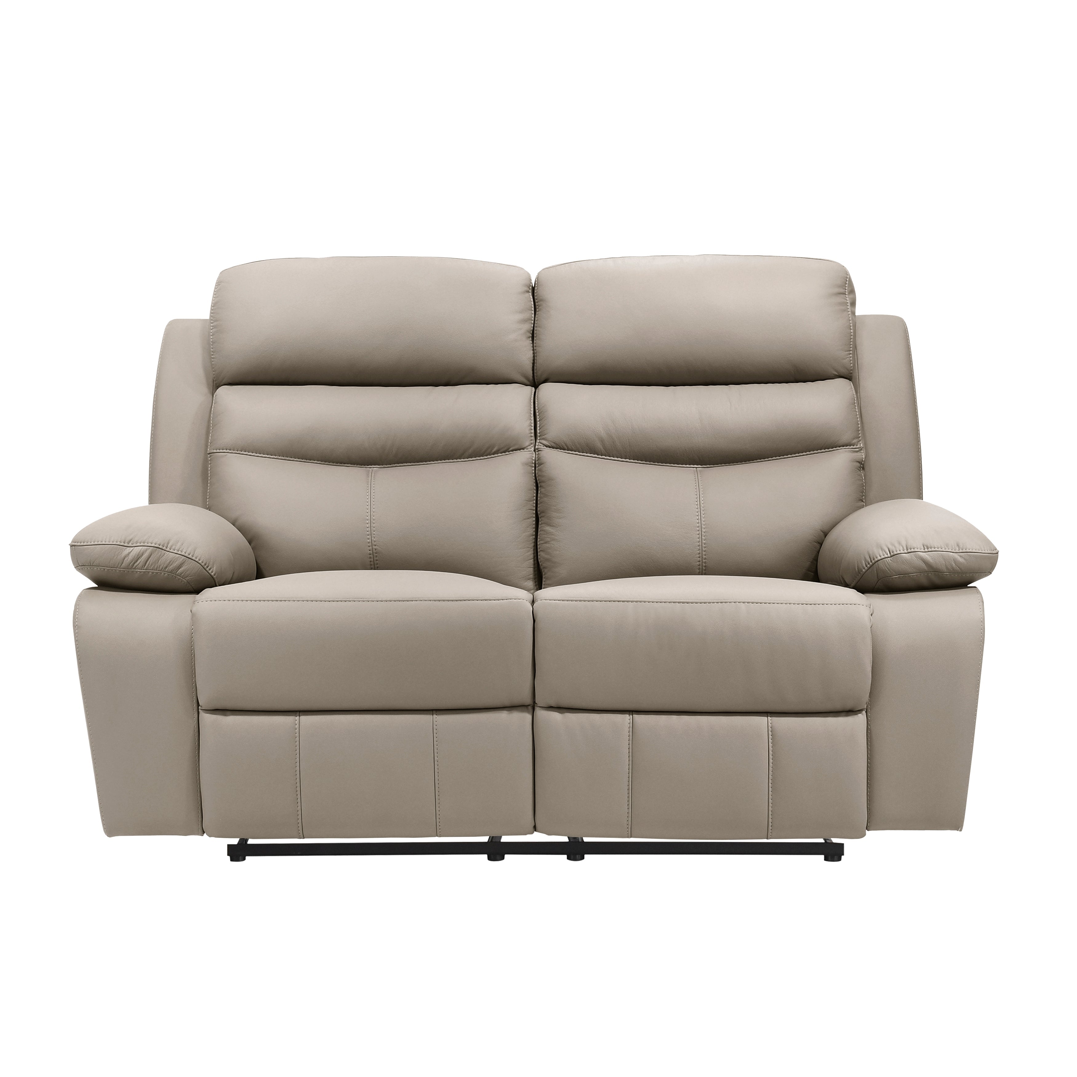 Hancock Manual Reclining Leather Living Room Collection, 86.5" W