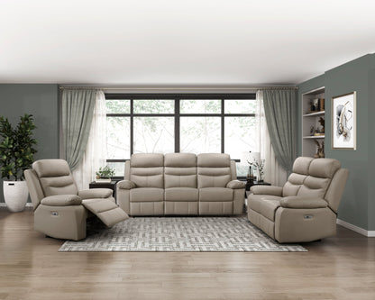 Hancock Power Reclining Leather Living Room Collection