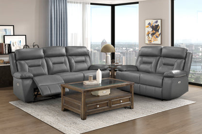 Laconia Power Reclining Leather Living Room Collection