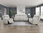 Laconia Power Reclining Leather Living Room Collection, 87" W