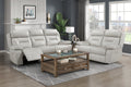 Laconia Power Reclining Leather Living Room Collection, 87" W
