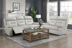 Laconia Power Reclining Leather Living Room Collection, 87" W