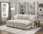 Pompano Beige Sectional Collection, 92" W