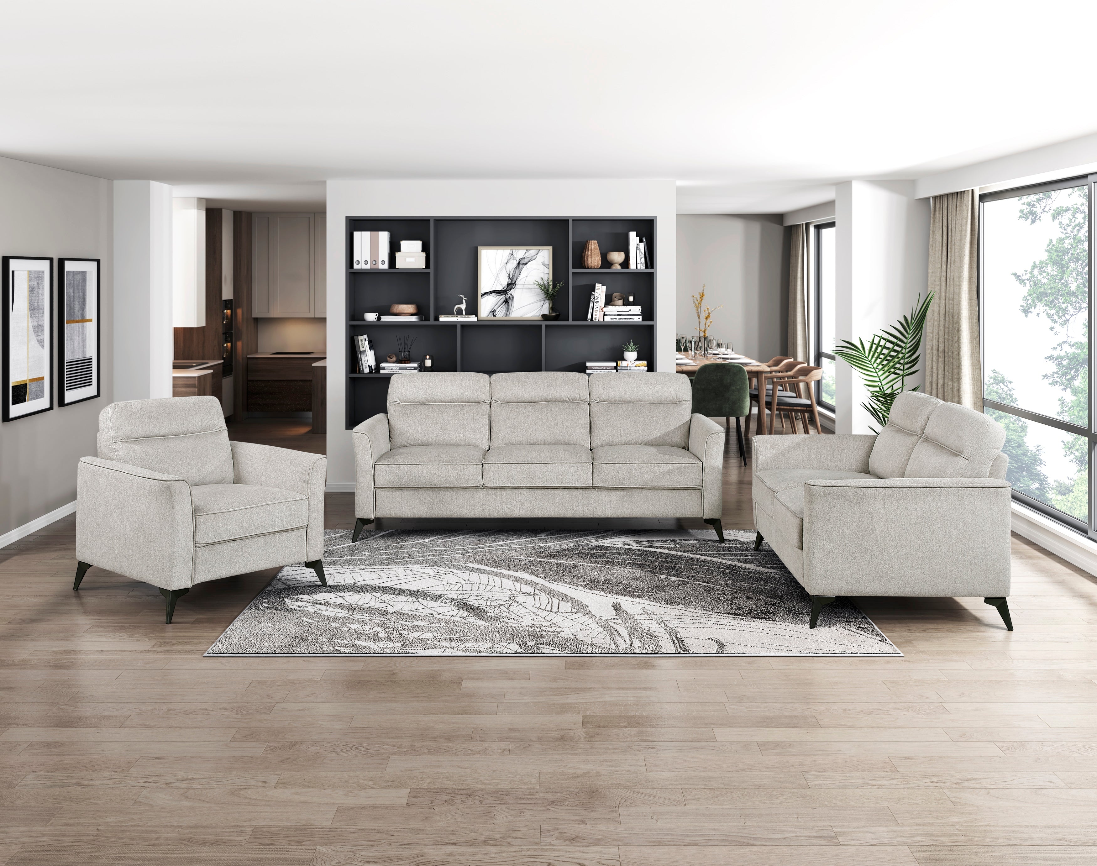 Tellot Living Room Collection, 83.5" W