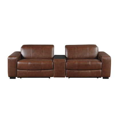 Sutton Power Reclining Leather Living Room Collection