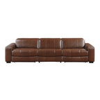 Sutton Power Reclining Leather Living Room Collection, 126" W
