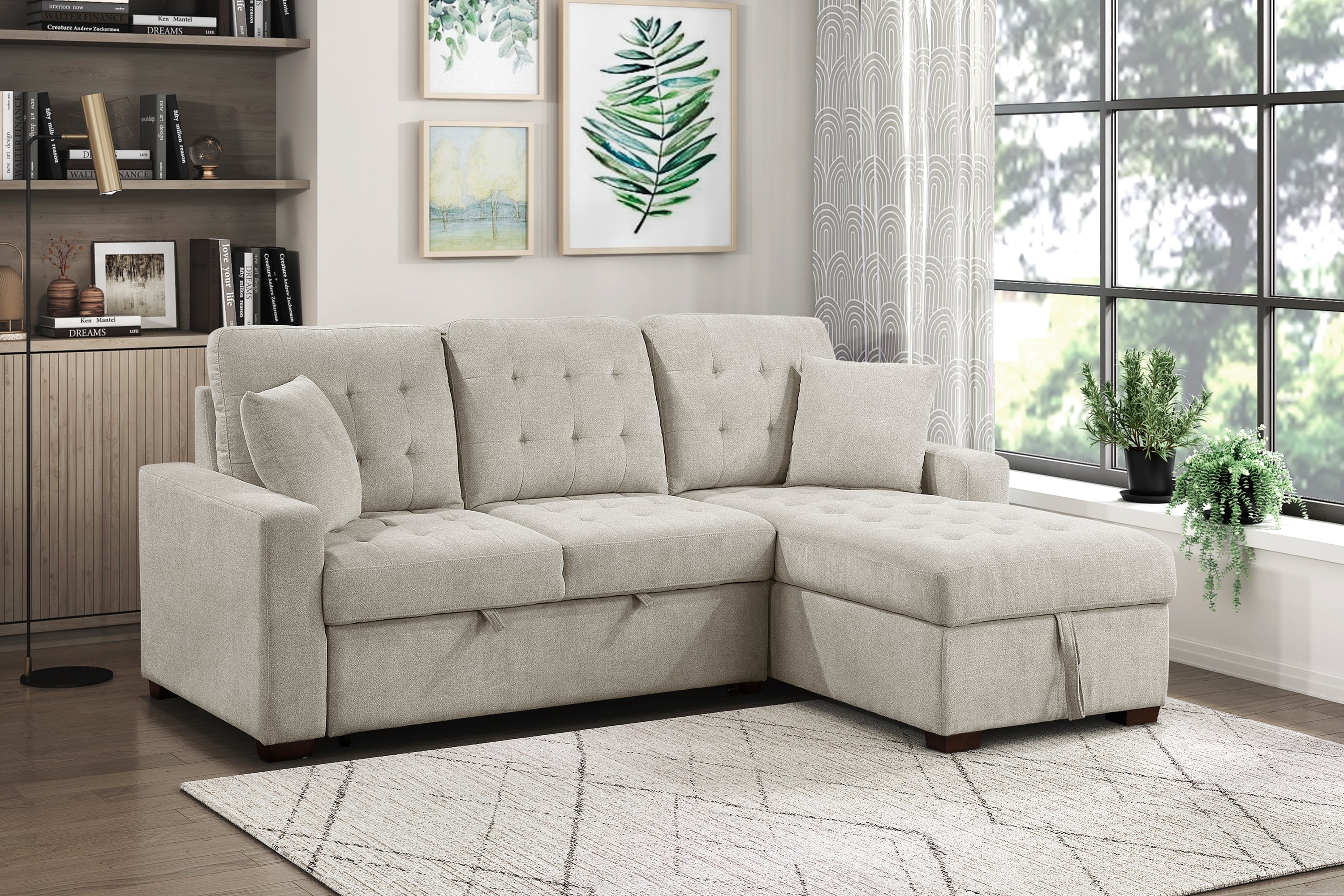 Waitsfield Sleeper Sectional Collection, 86" W