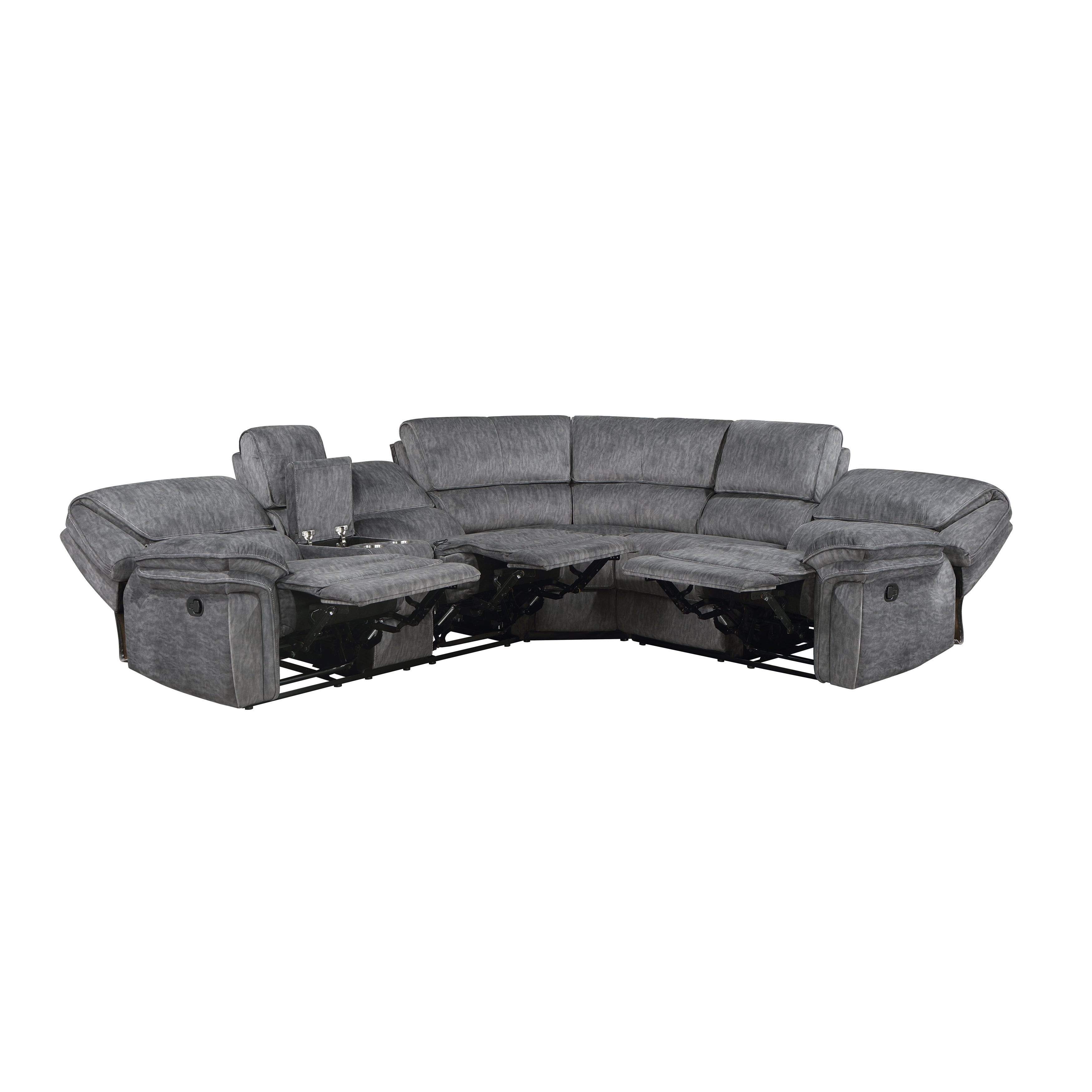Muirfield 3 Pc. Reclining Sectional, 117" W