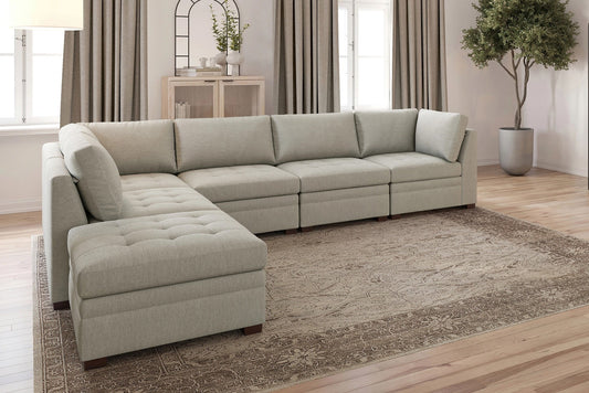 Abby Beige Modular Sectional Collection