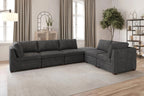 Abby Grey Modular Sectional Collection, Grey Finish
