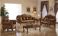 Alexandria Brown Living Room Collection, 92" W
