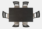 Altamonte Charcoal 7 Pc. Dining Set, 72" W