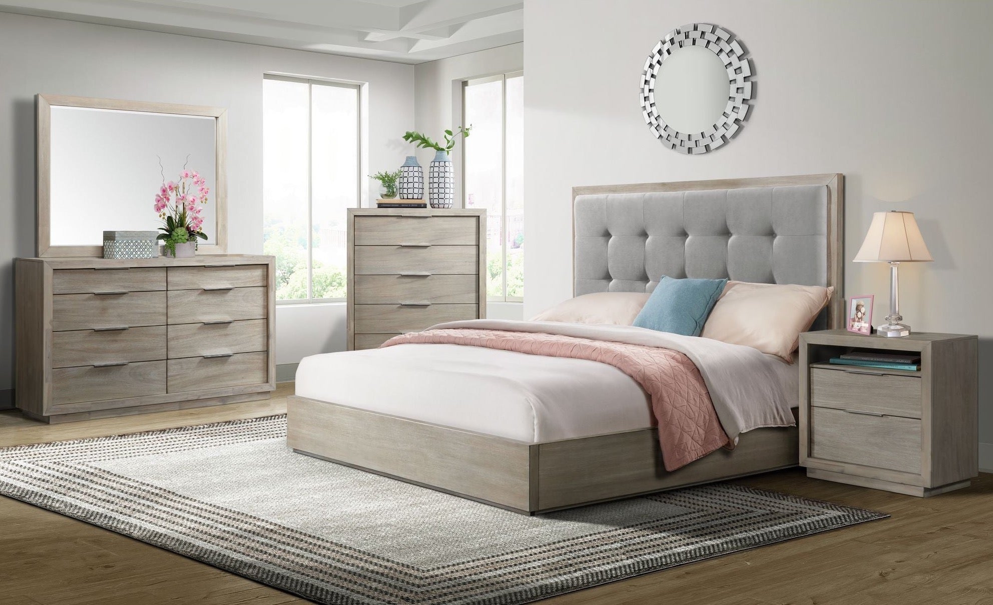 Arcadia Bedroom Collection, 64.5" W