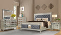 Azul Grey Bedroom Collection, 66.5" W