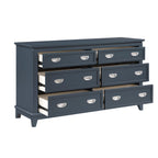 Sloane Blue Bedroom Collection, 77.5" W