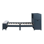 Sloane Blue Bedroom Collection, 77.5" W