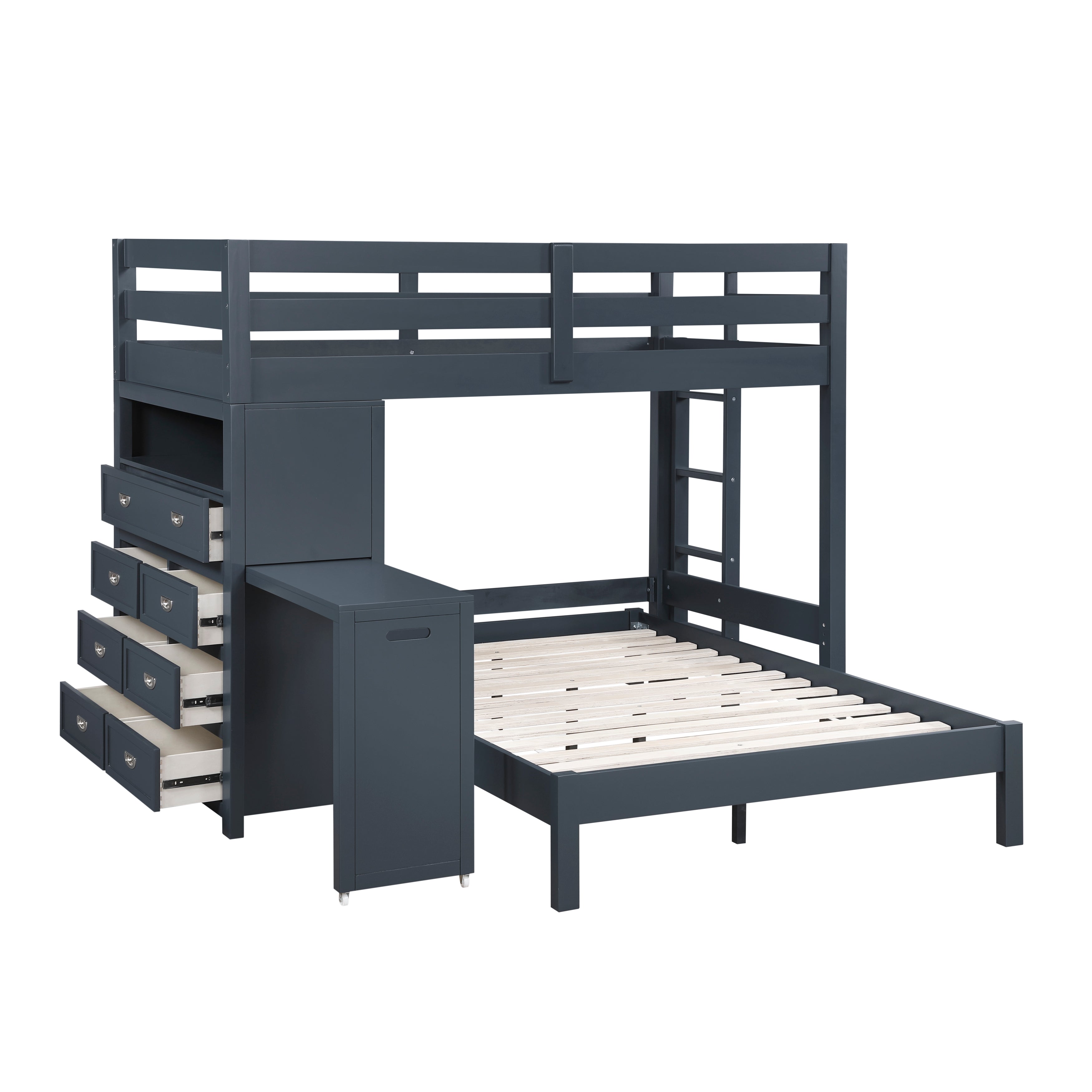 Sloane Blue Bedroom Collection, 77.5" W