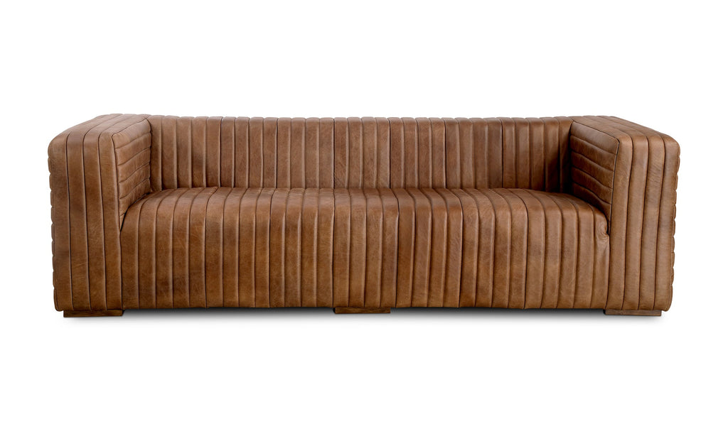 Castle Sofa Light Brown, 95.0" W