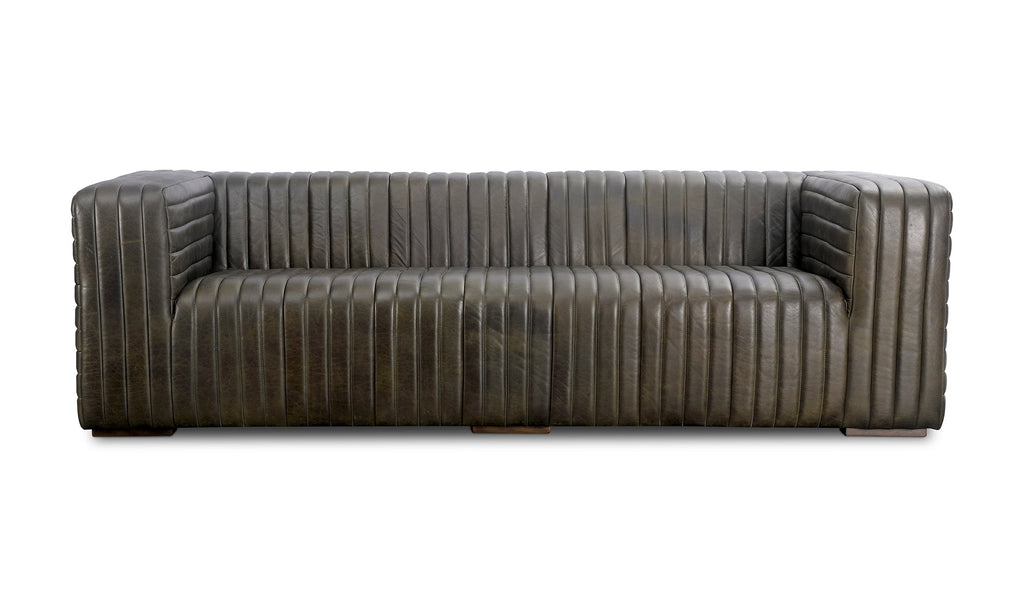 Castle Sofa Olive, 95.0" W