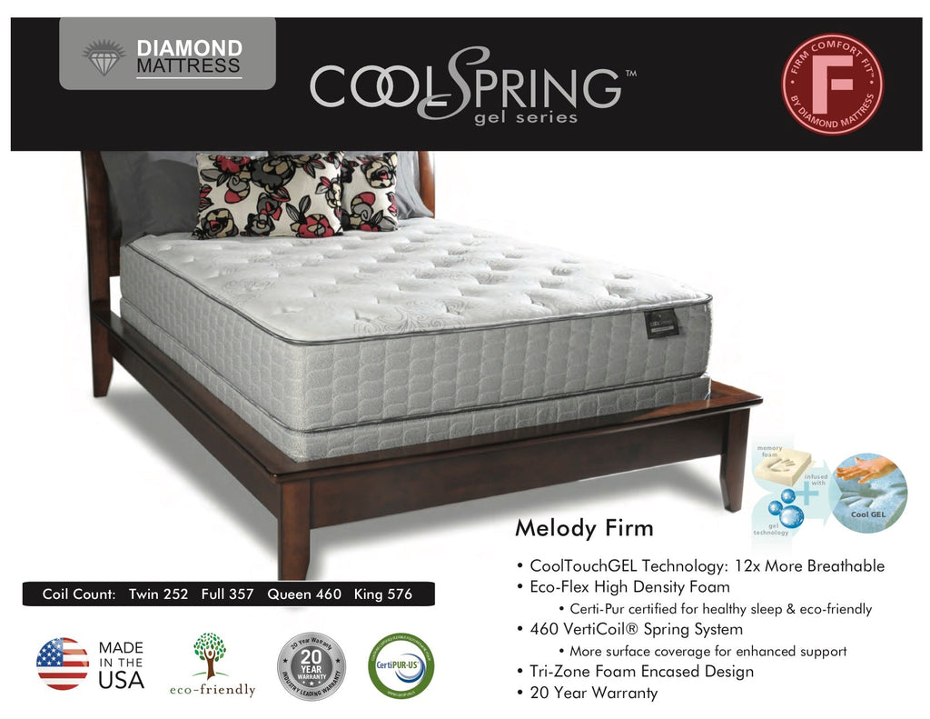 Melody Firm California King Mattress, Innerspring