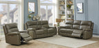 Daytona II Charcoal Power Reclining Leather Living Room Collection, 92" W