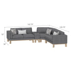 Maeve Sectional Collection, 66" W