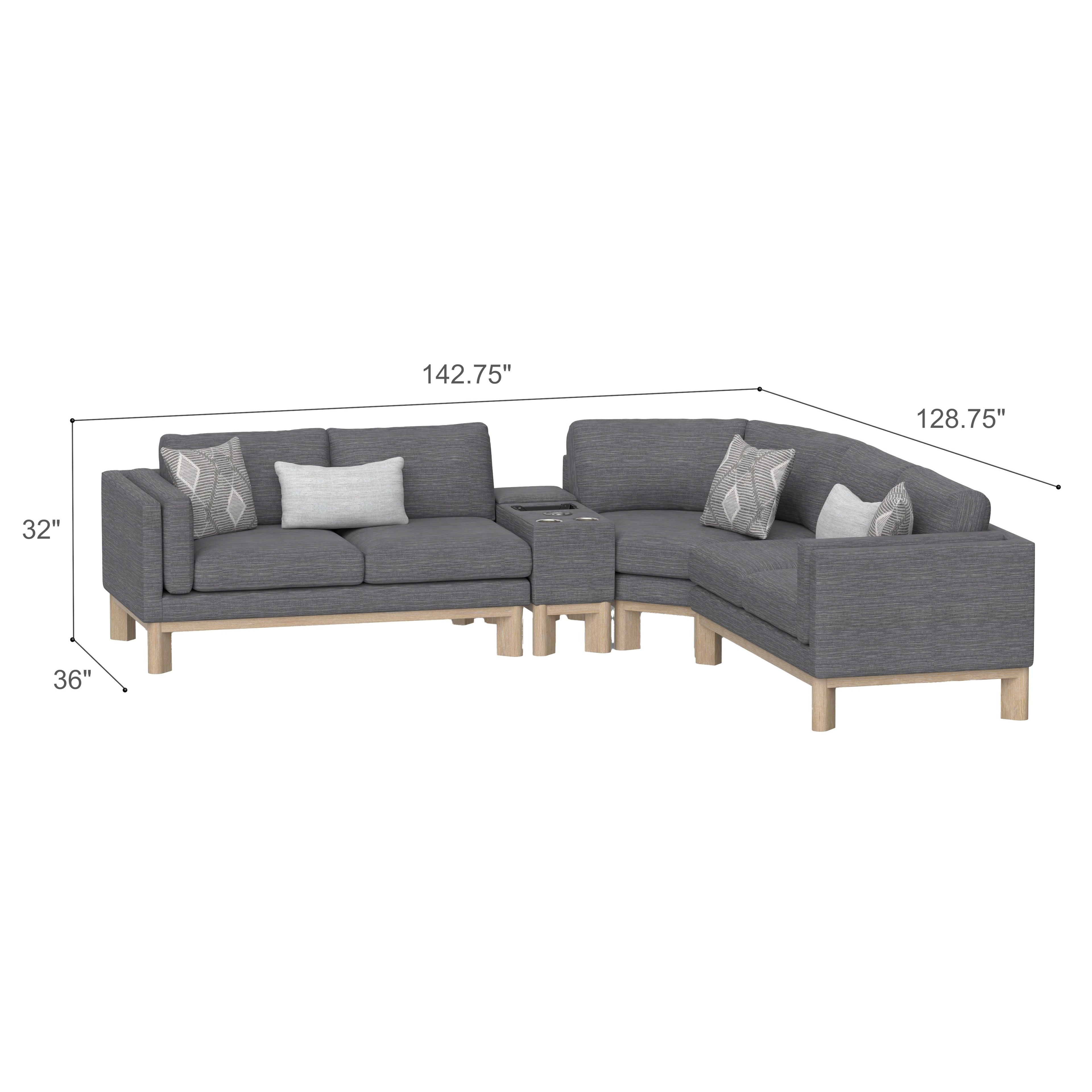 Maeve Sectional Collection, 66" W