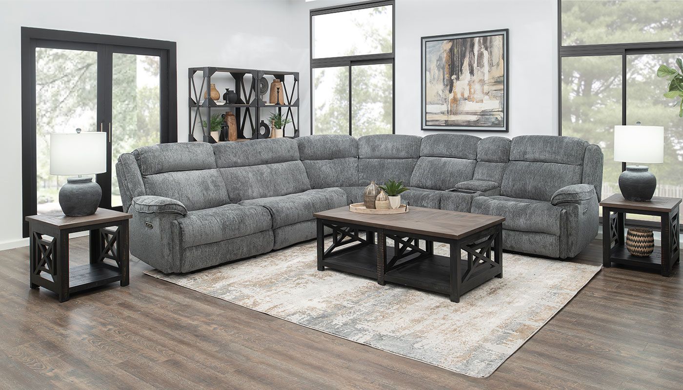 East Hill Power Reclining Sectional Collection, 41" W