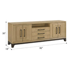 Sutton Place Entertainment Console, 82" W