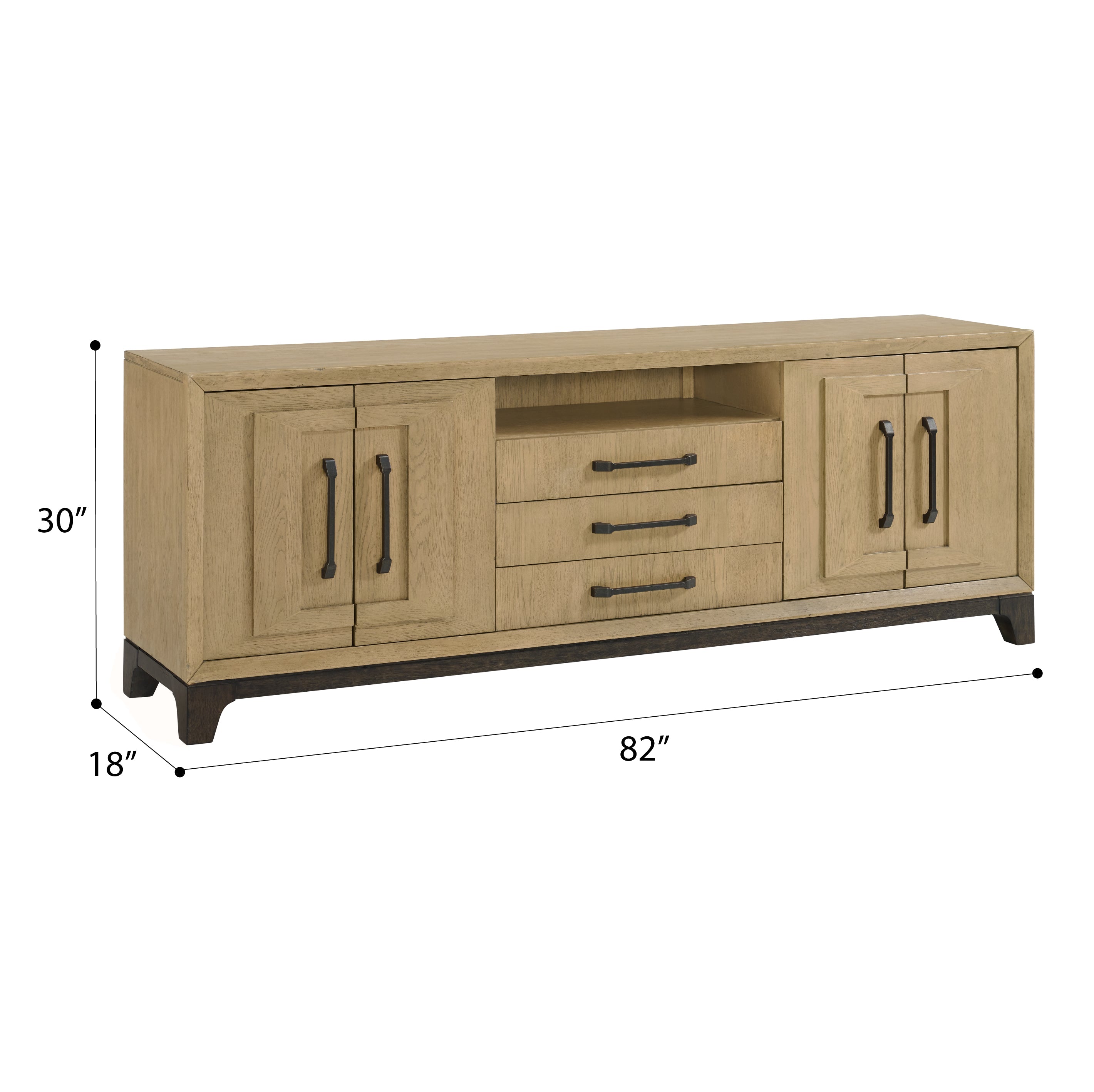 Sutton Place Entertainment Console, 82" W