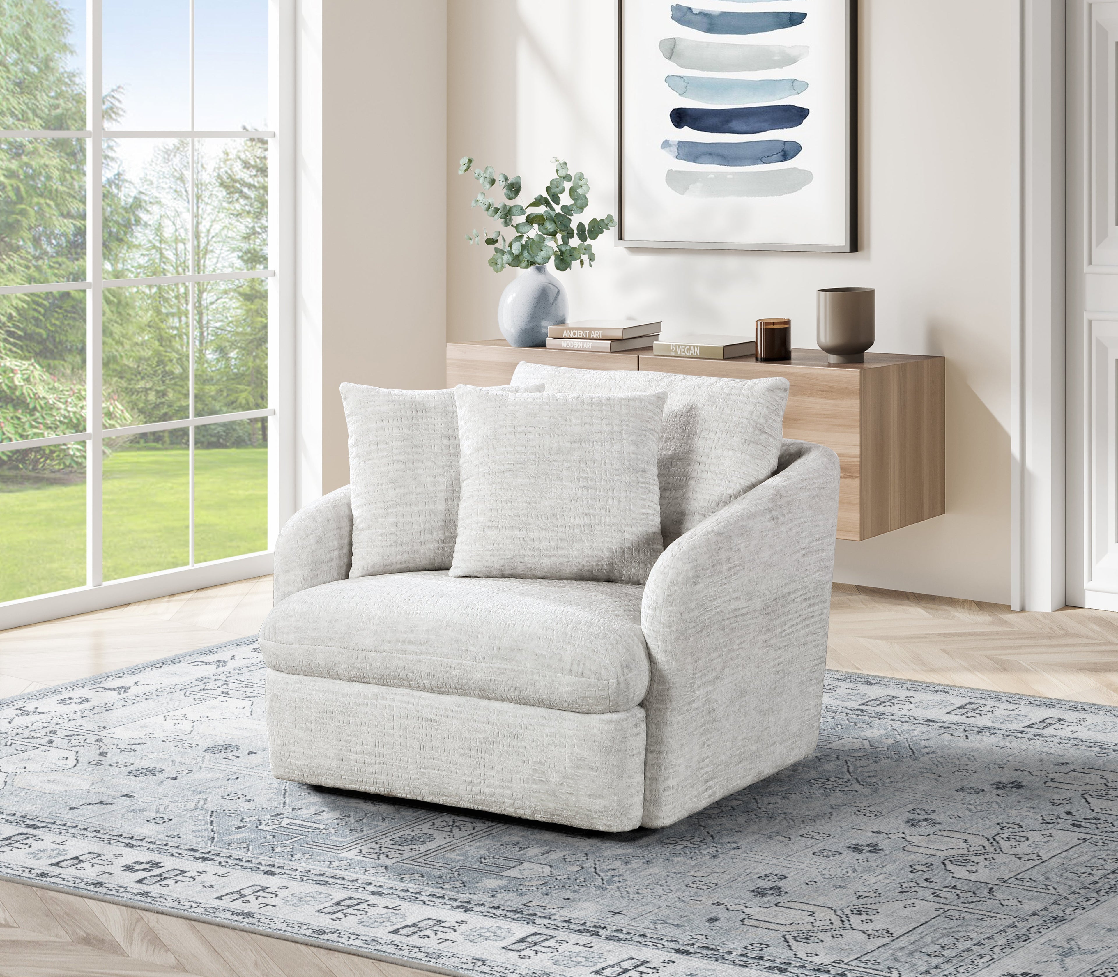 Ritchie Grey Sectional Collection, 44" W