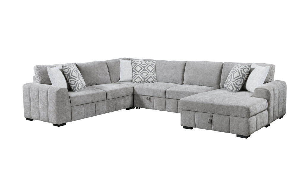 Ritchie Grey Sectional Collection, 44" W