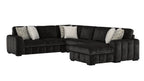 Ritchie Black Sectional Collection, Black Finish