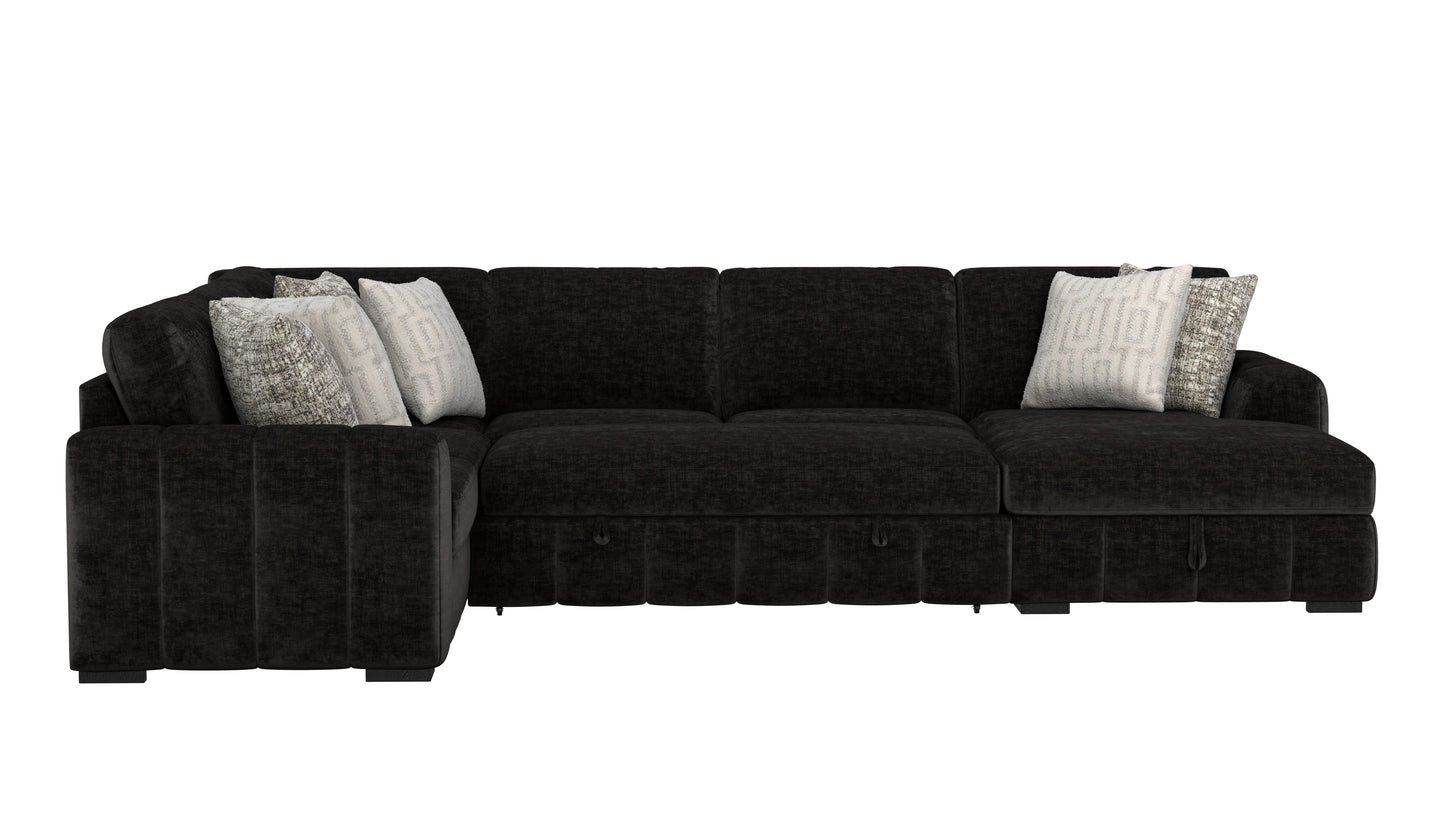 Ritchie Black Sectional Collection