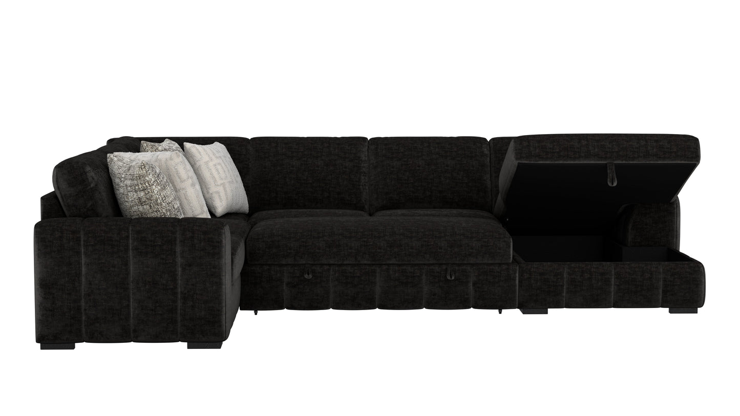 Ritchie Black Sectional Collection