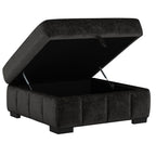 Ritchie Black Sectional Collection, Black Finish