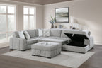 Ritchie Grey Sectional Collection, 44" W