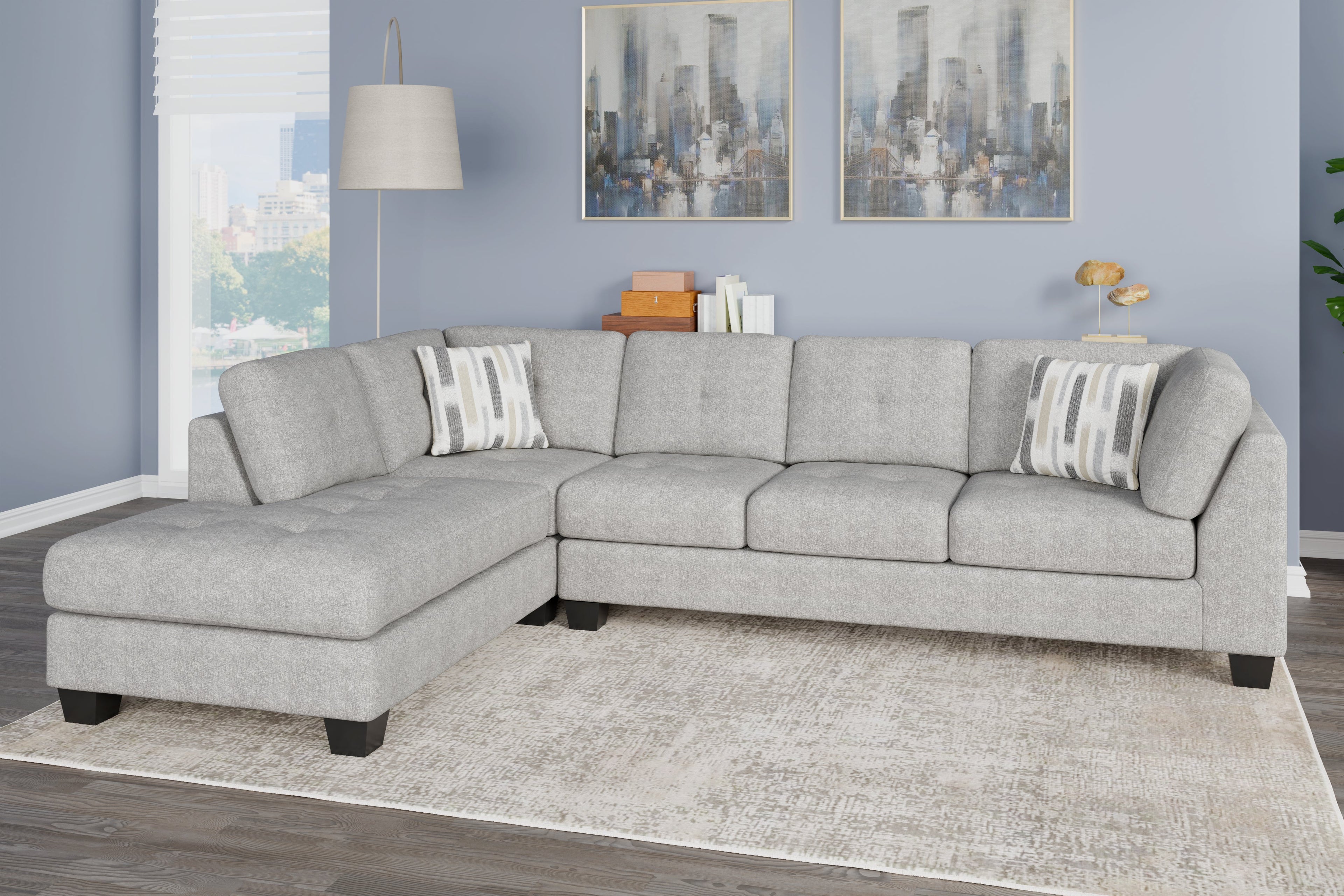 Myles Sectional Collection, 123" W
