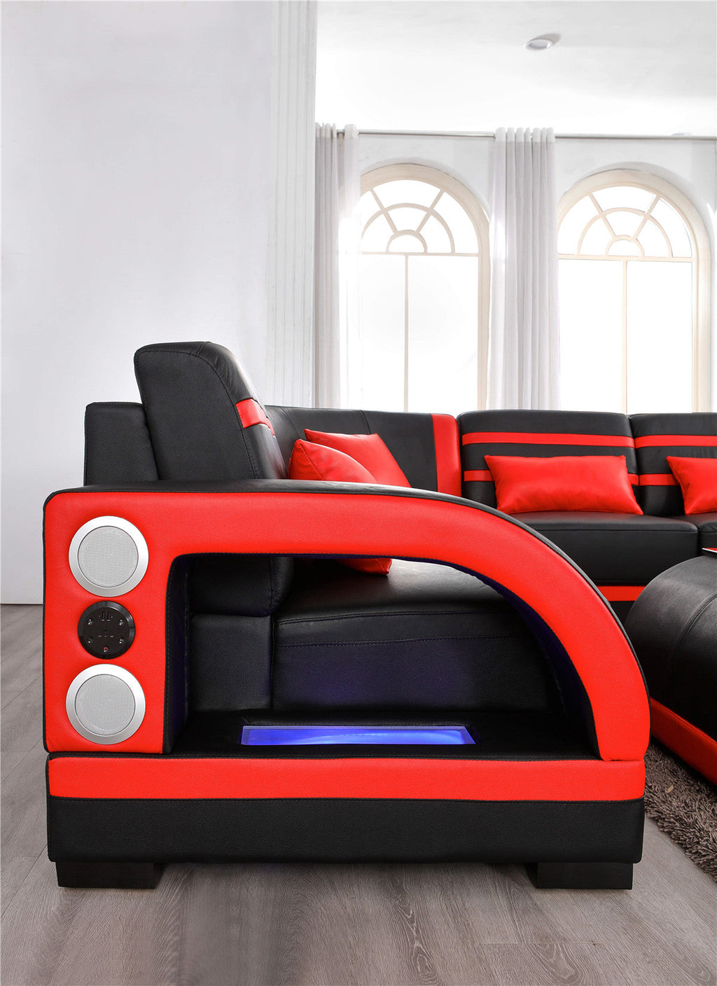 Enzo Italian Leather Sectional Collection, 148" W