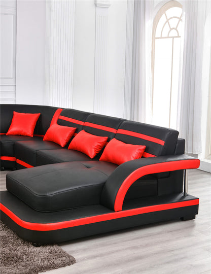 Enzo Italian Leather Sectional Collection